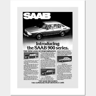 SAAB 900 RANGE - advert Posters and Art